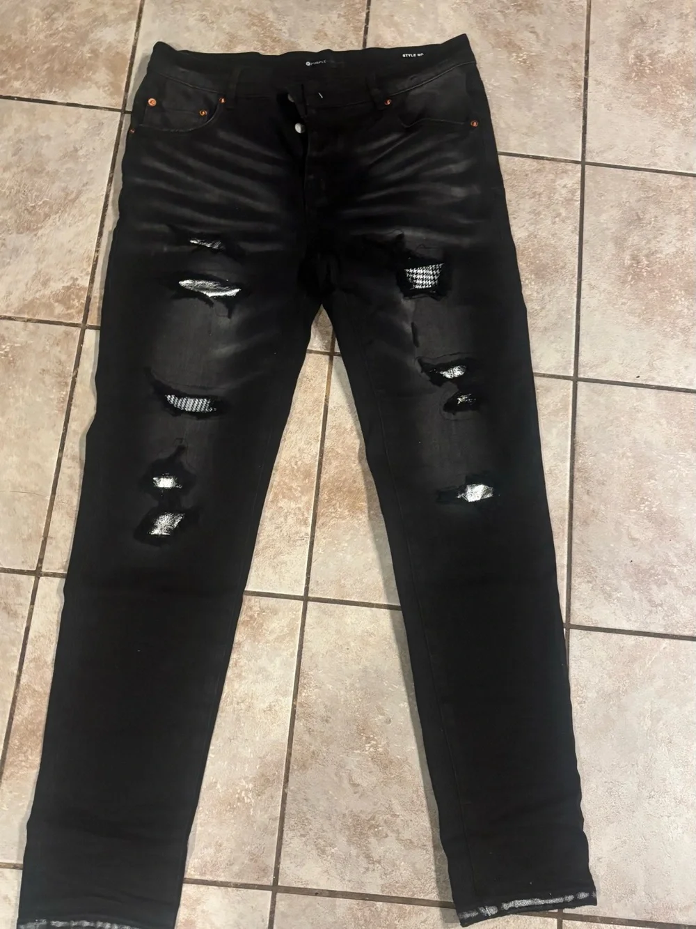 Slim Ripped Black Men's Skinny Jeans